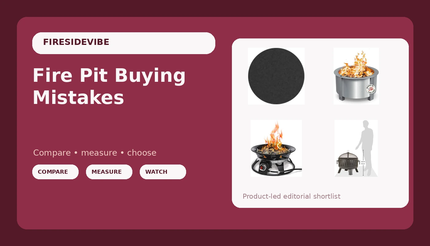 Fire Pit Buying Mistakes - FiresideVibe review with measurements and honest opinion