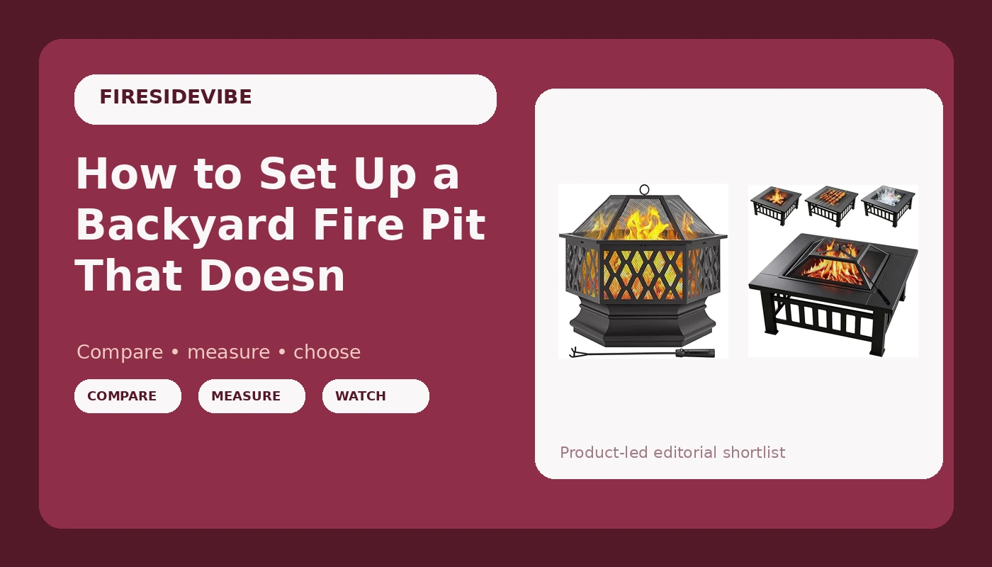 How to Set Up a Backyard Fire Pit That Doesn't Smoke You Out