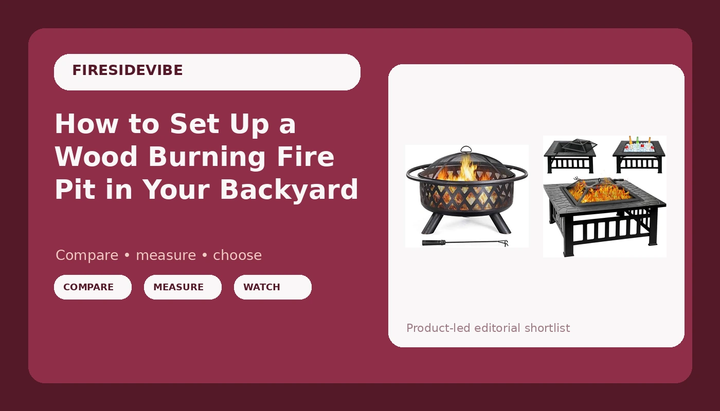 How to Set Up a Wood Burning Fire Pit in Your Backyard