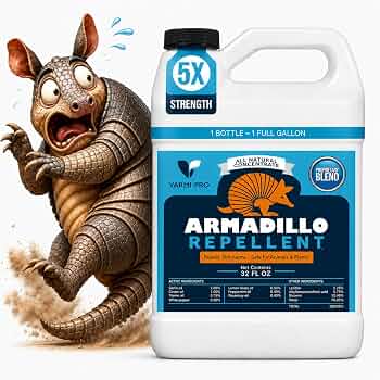 Armadillo Repellent Spray, Natural Armadillo Deterrent Concentrate 32 fl oz
