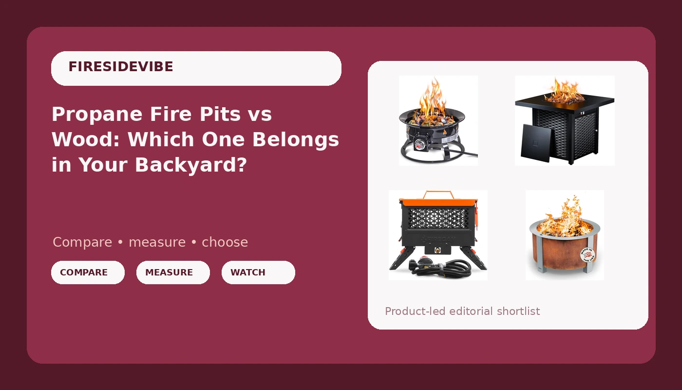 Propane Fire Pits vs Wood: Which One Belongs in Your Backyard?