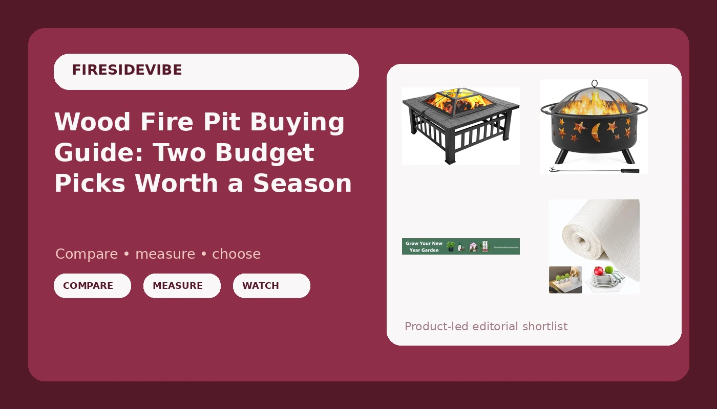 Wood Fire Pit Buying Guide: Two Budget Picks Worth a Season